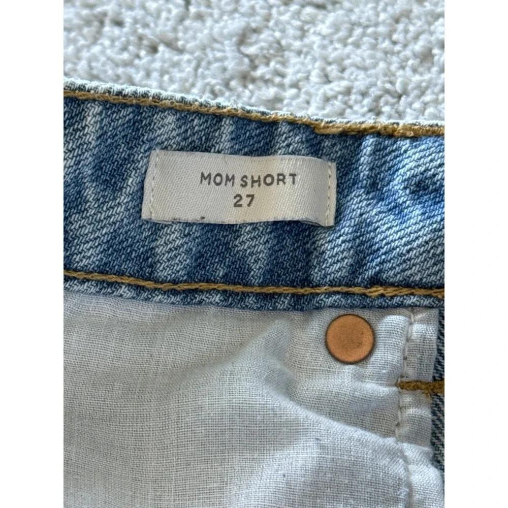 Pacsun 90's‎ Boyfriend Mom Denim Shorts Womens 27 Light Wash Distressed Cut Off